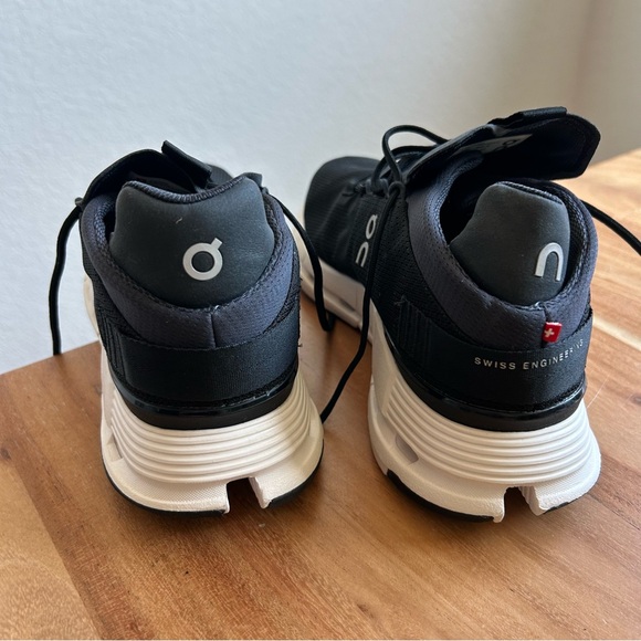 New Men’s On Cloudnova Sneakers Black White - Picture 5 of 6